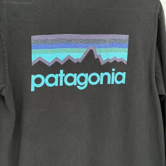 Patagonia Men's Longsleeve Graphic Logo Shirt Size Small - Picture 2 of 5
